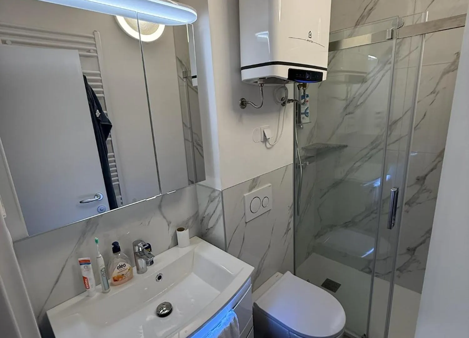 Wohnung Mit Blick Auf Das Meer Und Grossem Balkon Krk Town Croatia